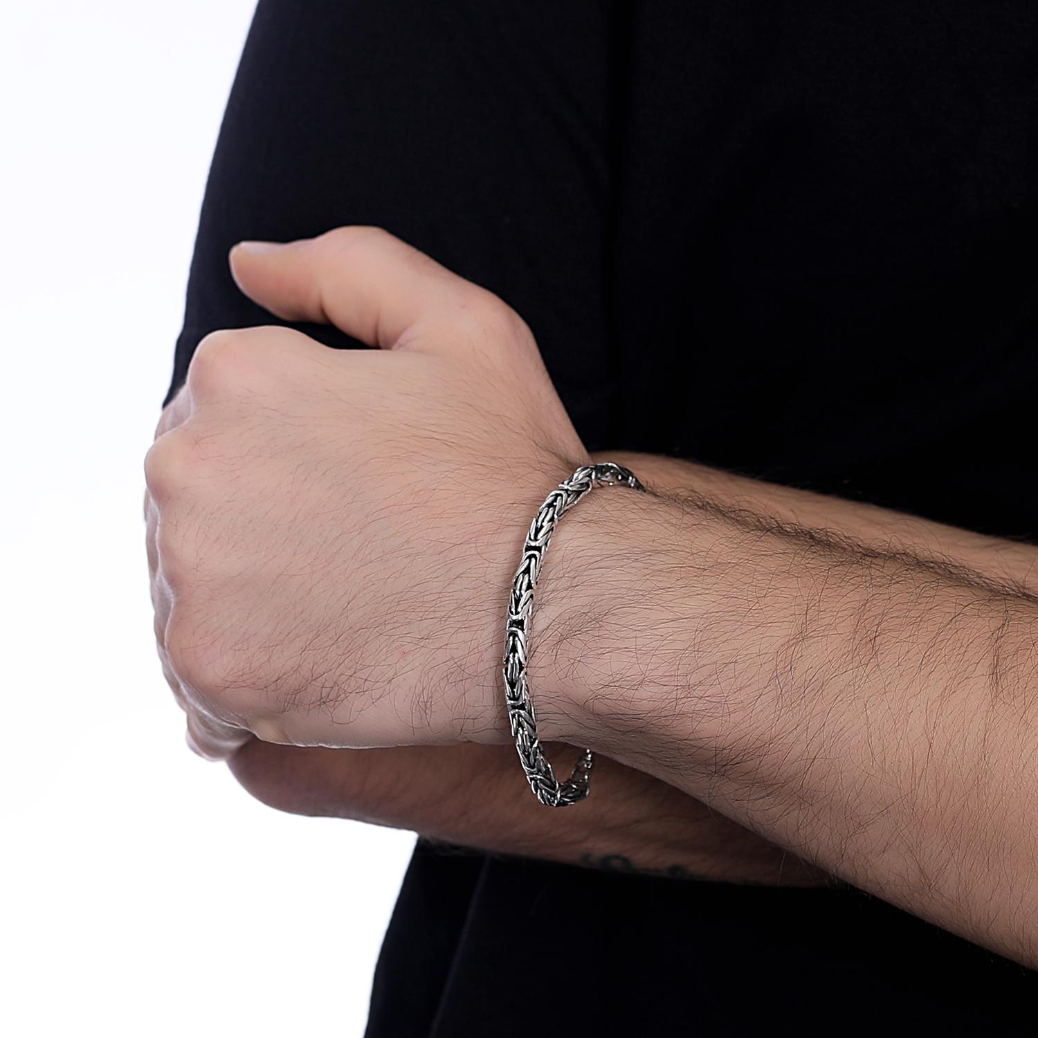 Oksitlenmiş%20Gümüş%20Kral%20Bileklik