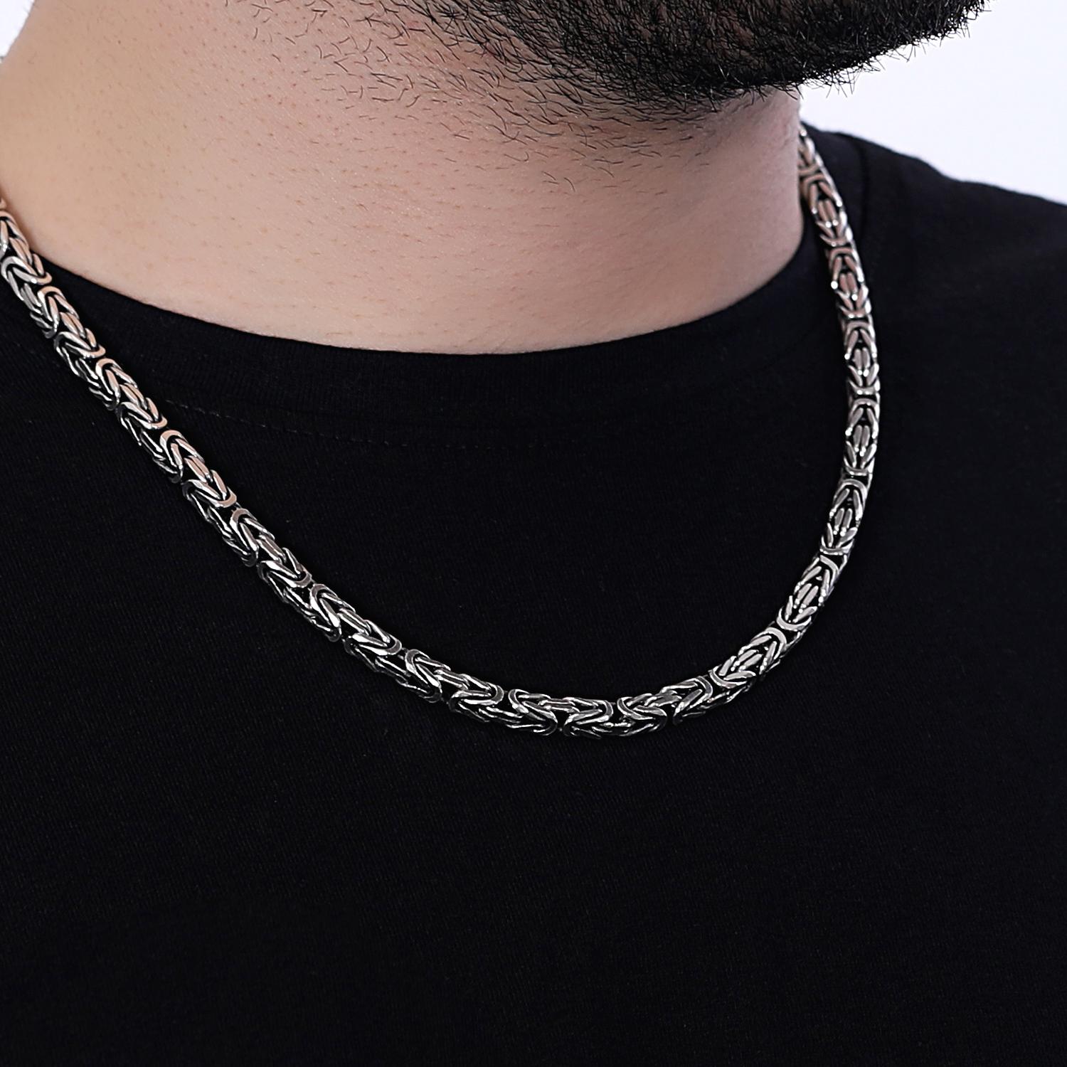 925%20Ayar%20Gümüş%20Oksitlenmiş%20Byzantine%20Kral%20Kolye