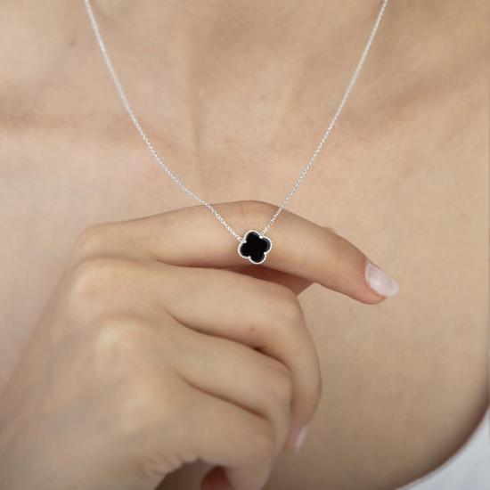 925 Ayar Gümüş Van Cleef Yonca Kolye 