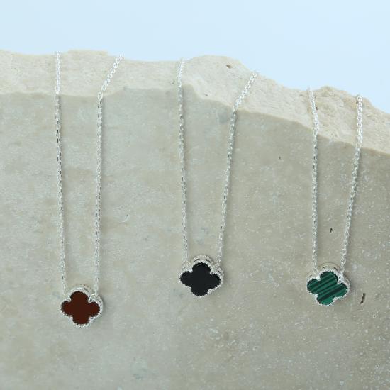 925 Ayar Gümüş Van Cleef Yonca Kolye 