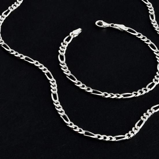 Figaro Unisex Gümüş Bileklik 
