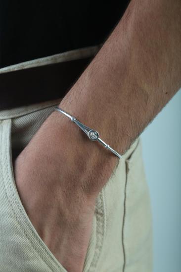 925 Ayar Gümüş Lades Kelepçe Bilezik | Minimalist ve Şık Tasarım