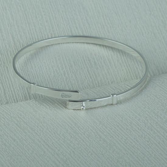 925 Ayar Gümüş Minimalist Lades Kelepçe