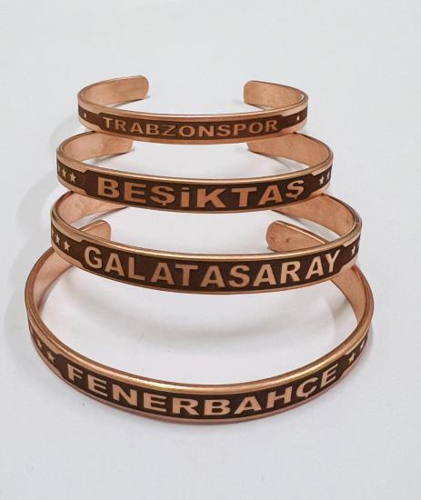 Bakır Kelepçe Bileklik- Futbol Tutkunlarına Özel